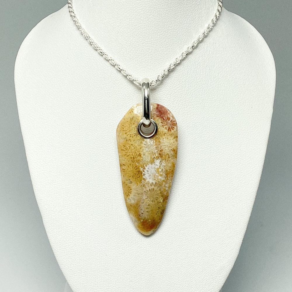 Fossilized Coral Pendant