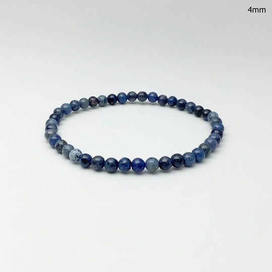 Dumortierite Beaded Bracelet