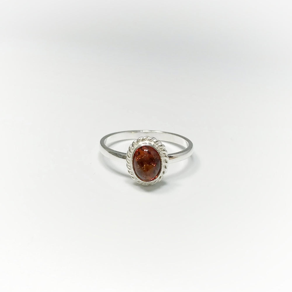 Cognac Amber Ring