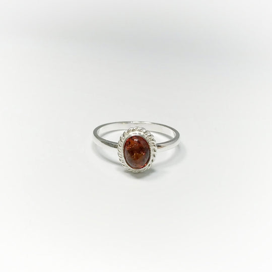 Cognac Amber Ring