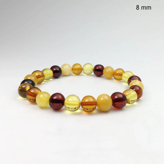 Mixed Amber Beaded Bracelet