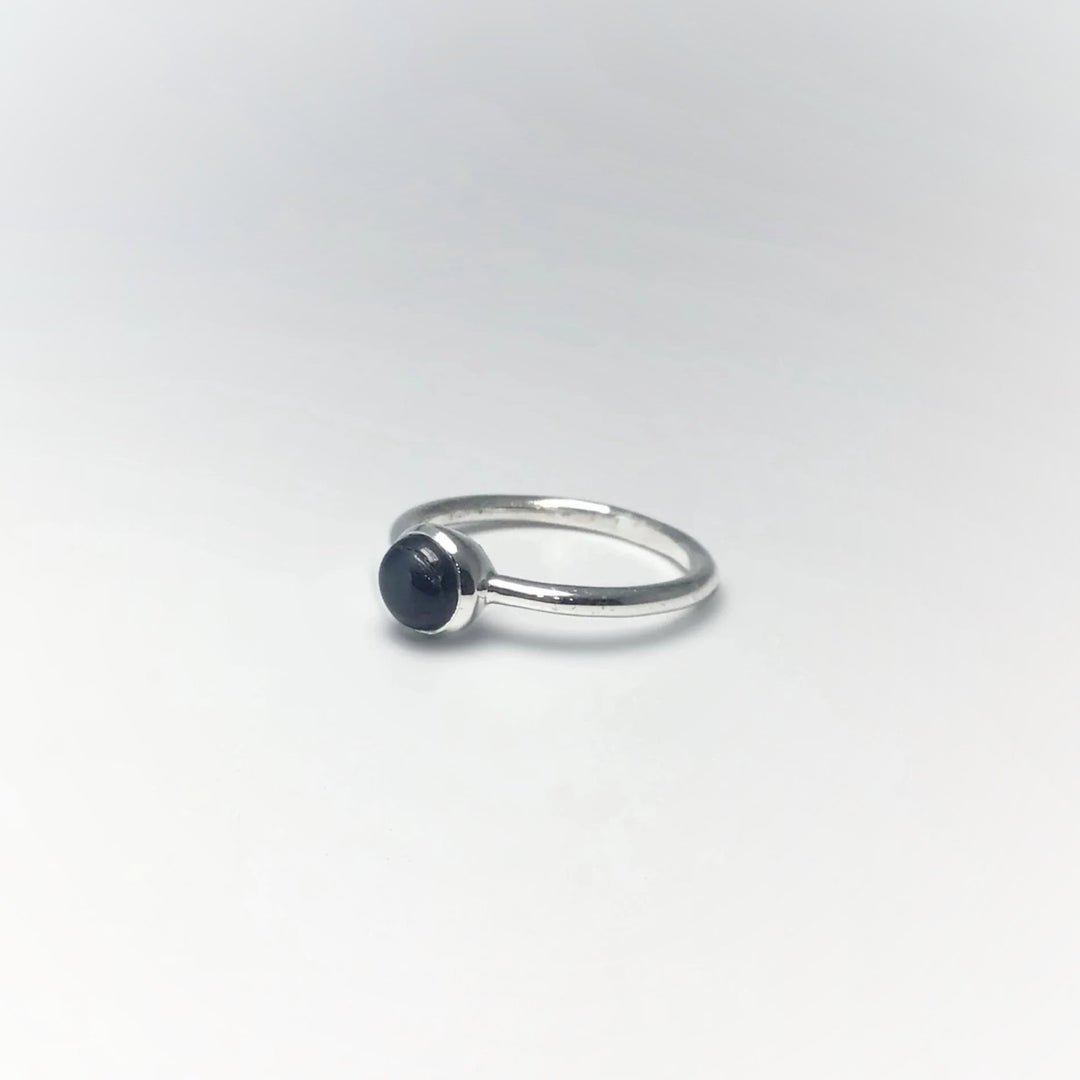 Blue Tiger Eye Ring