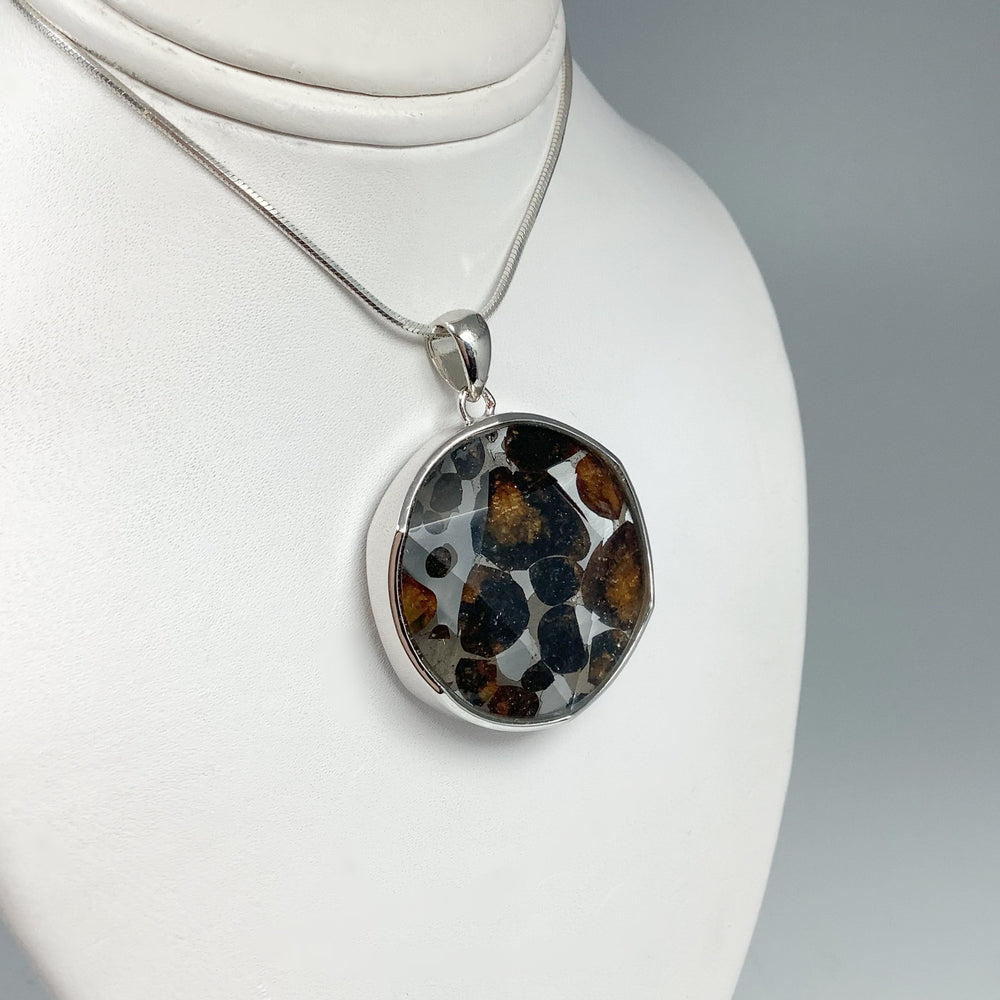 Sericho Meteorite Faceted Pendant