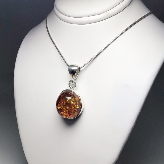 Cognac Amber Pendant