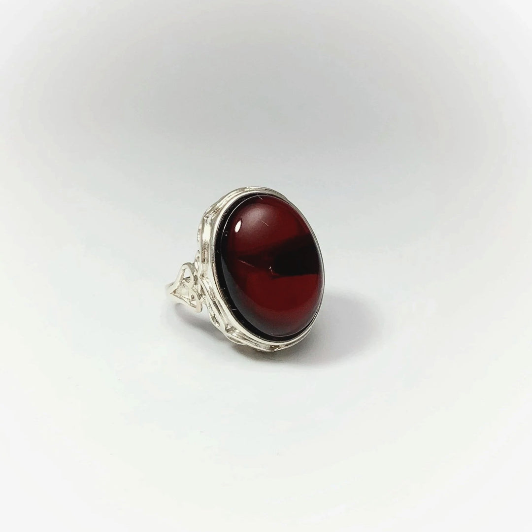 Cherry Amber Ring