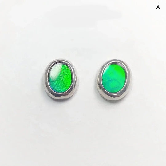 Alberta Ammolite Stud Earrings