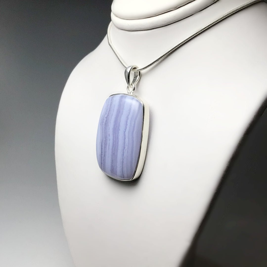 Blue Lace Agate Pendant