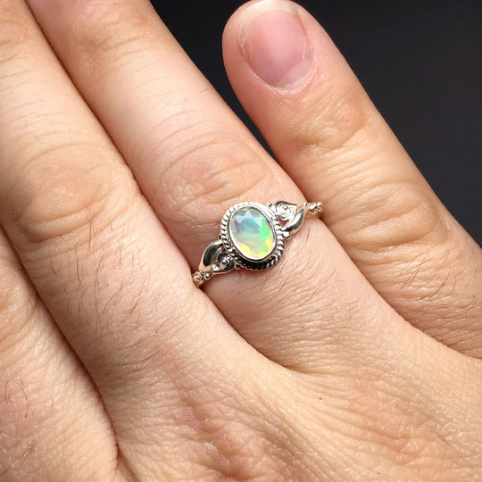 Ethiopian Fire Opal Ring