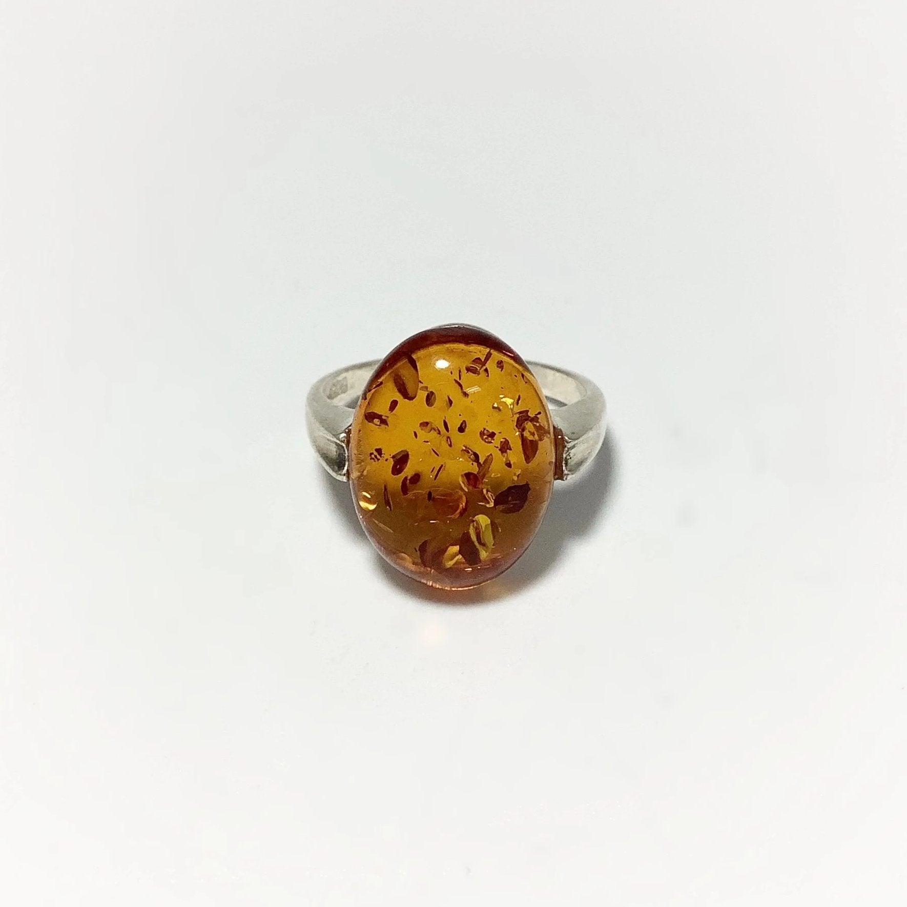 Cognac Amber Ring