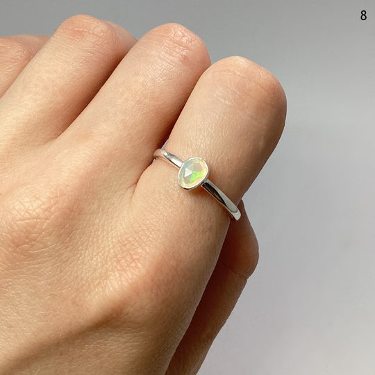 Ethiopian Fire Opal Ring