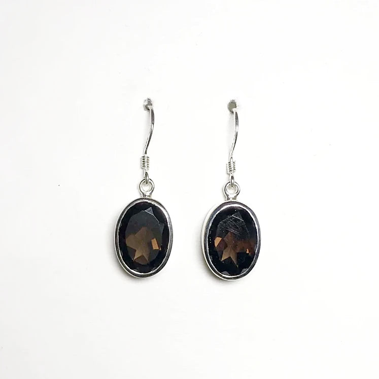 Smoky Quartz Dangle Earrings