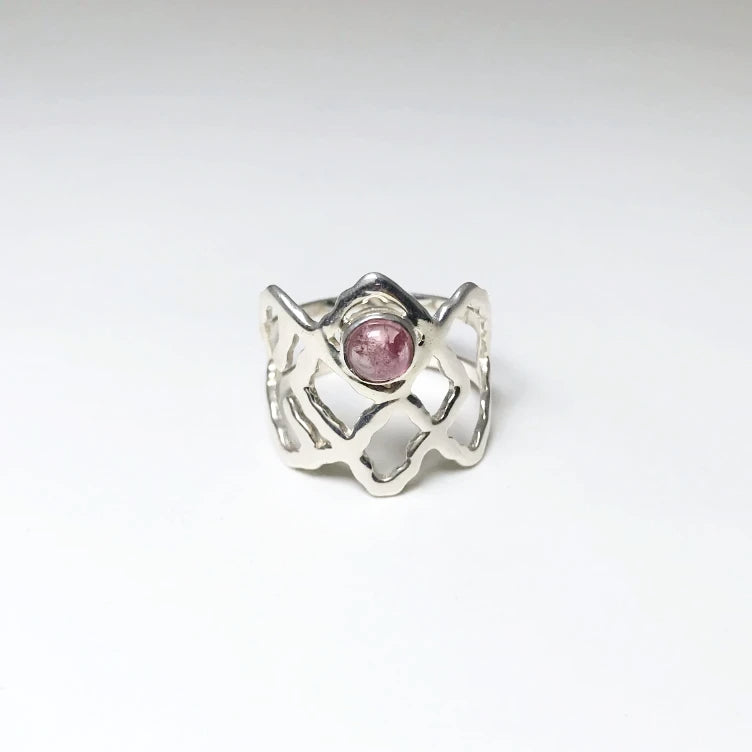 Pink Tourmaline Ring