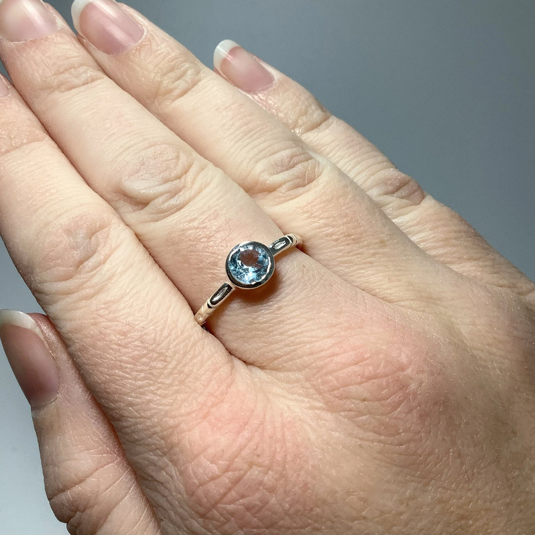 Blue Topaz Ring