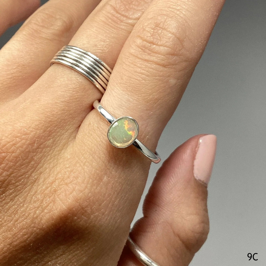 Ethiopian Fire Opal Ring