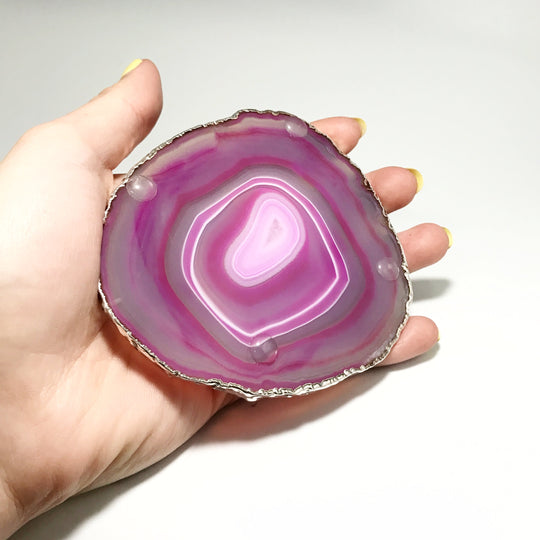 Agate Coasters - Set of 4