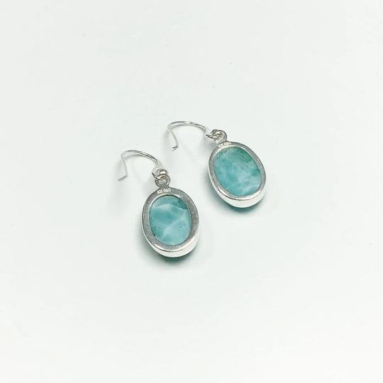 Larimar Dangle Earrings