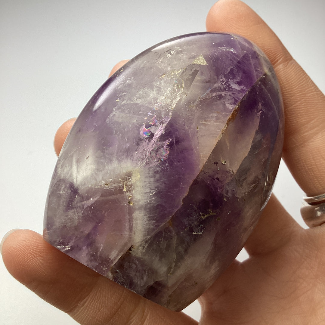 Chevron Amethyst Stand Up