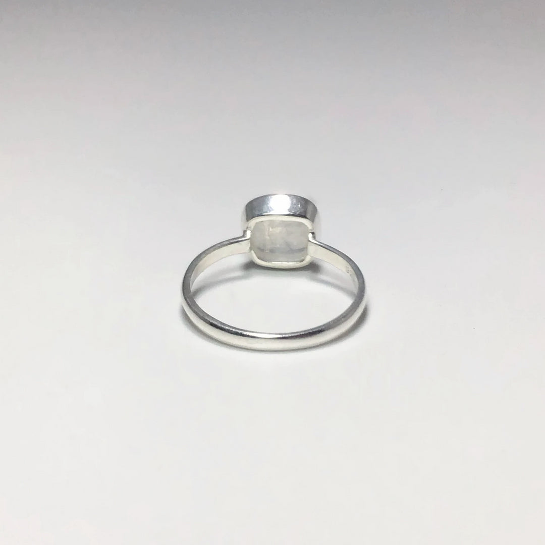 Rainbow Moonstone Ring