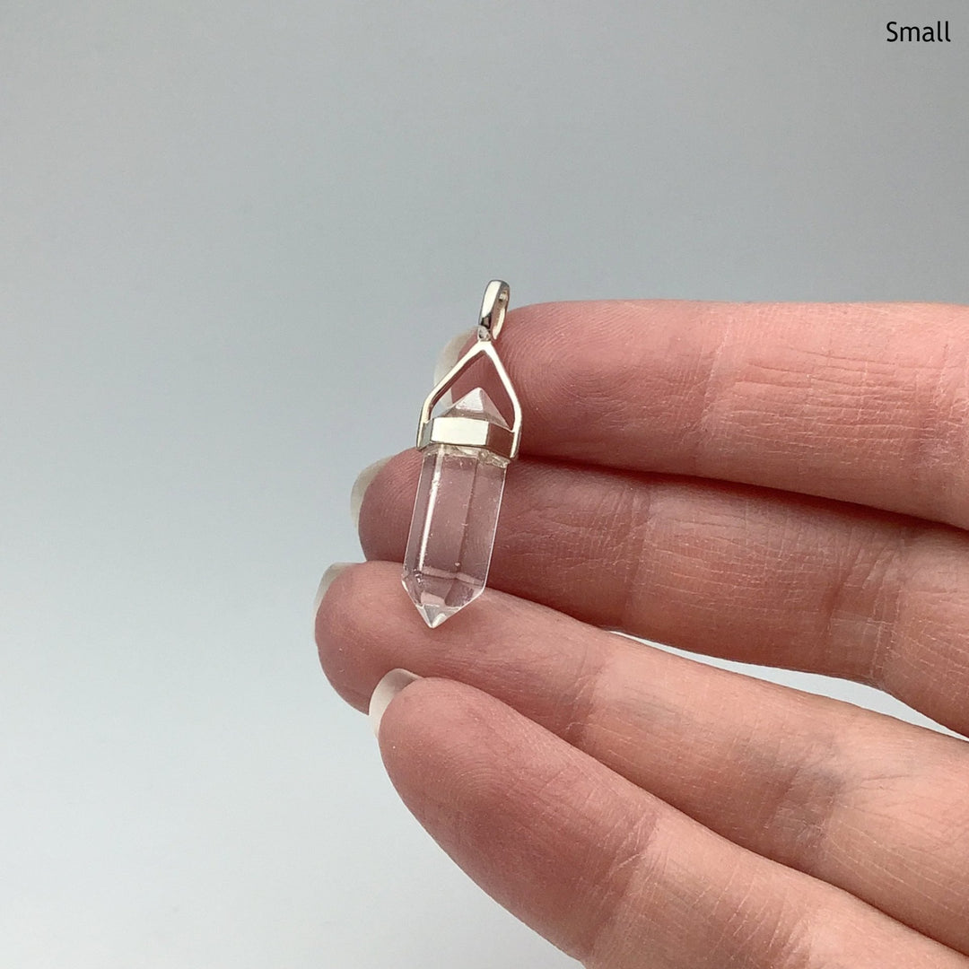 Quartz Double Terminated Point Pendant