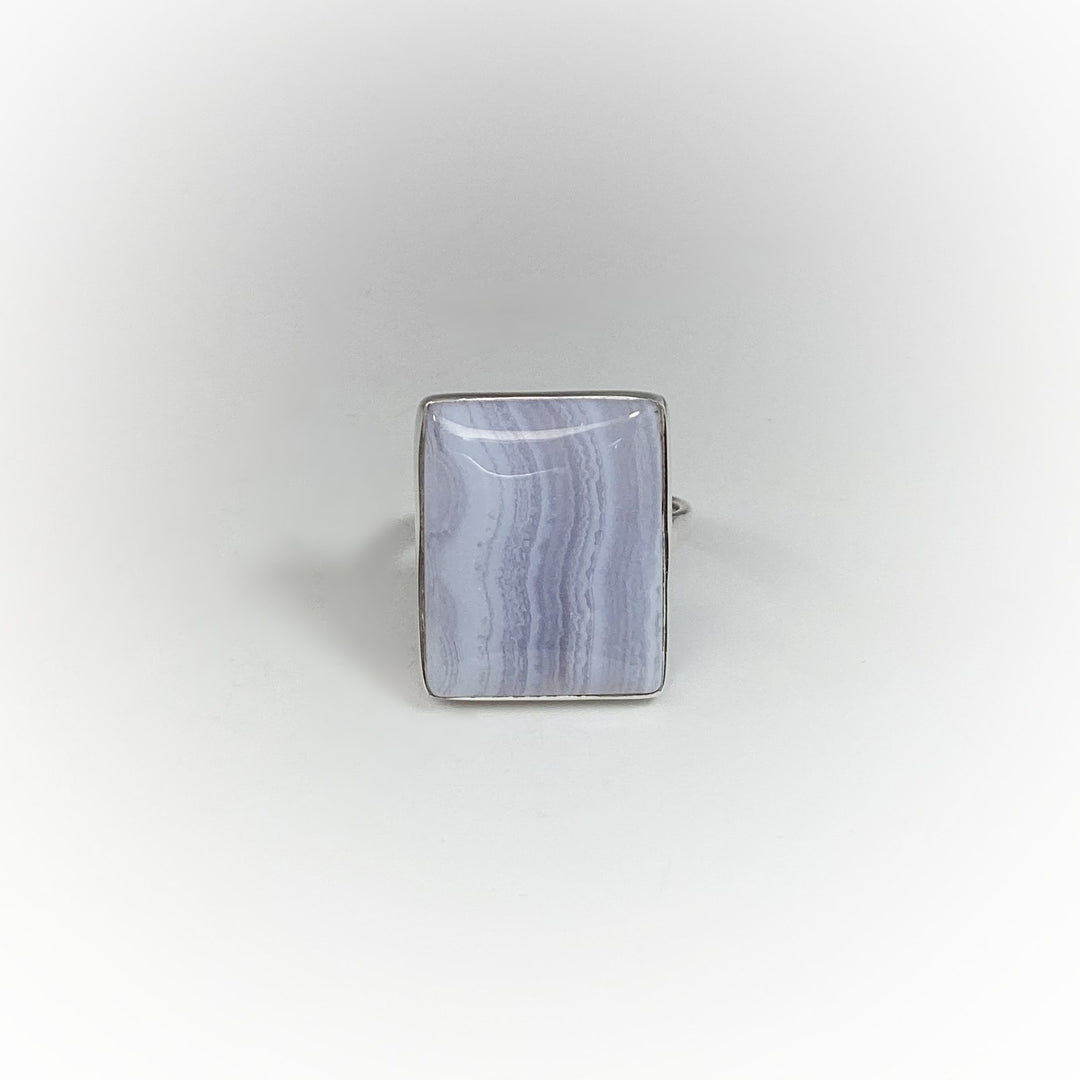 Blue Lace Agate Ring