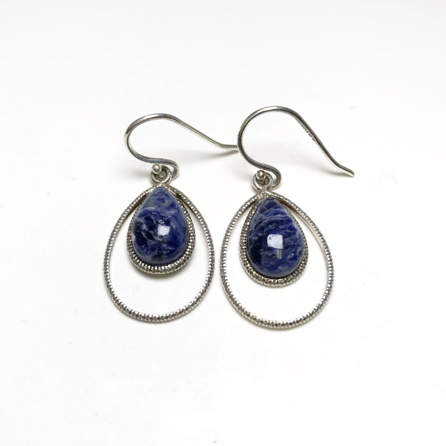 Sodalite Dangle Earrings