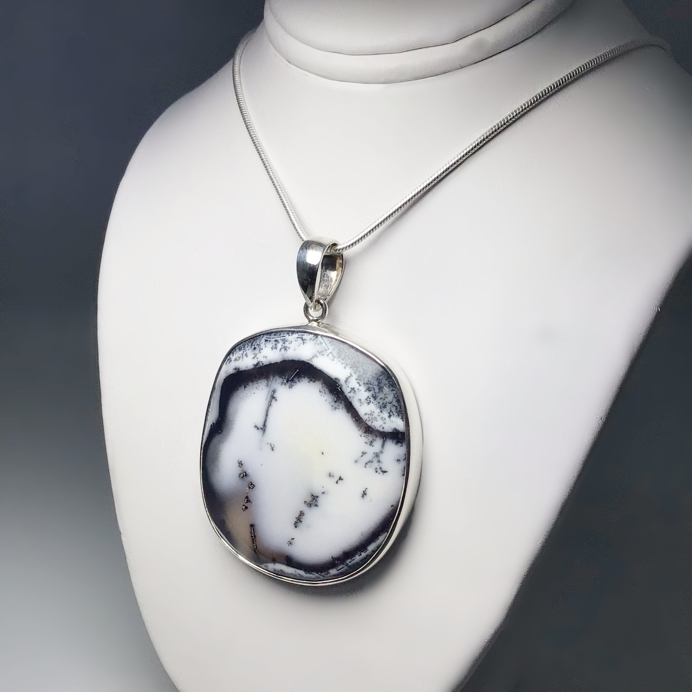 Dendritic Opal Pendant