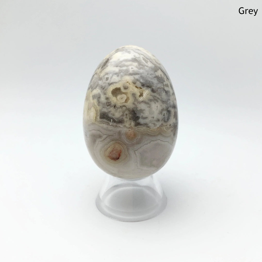 Crazy Lace Agate Egg