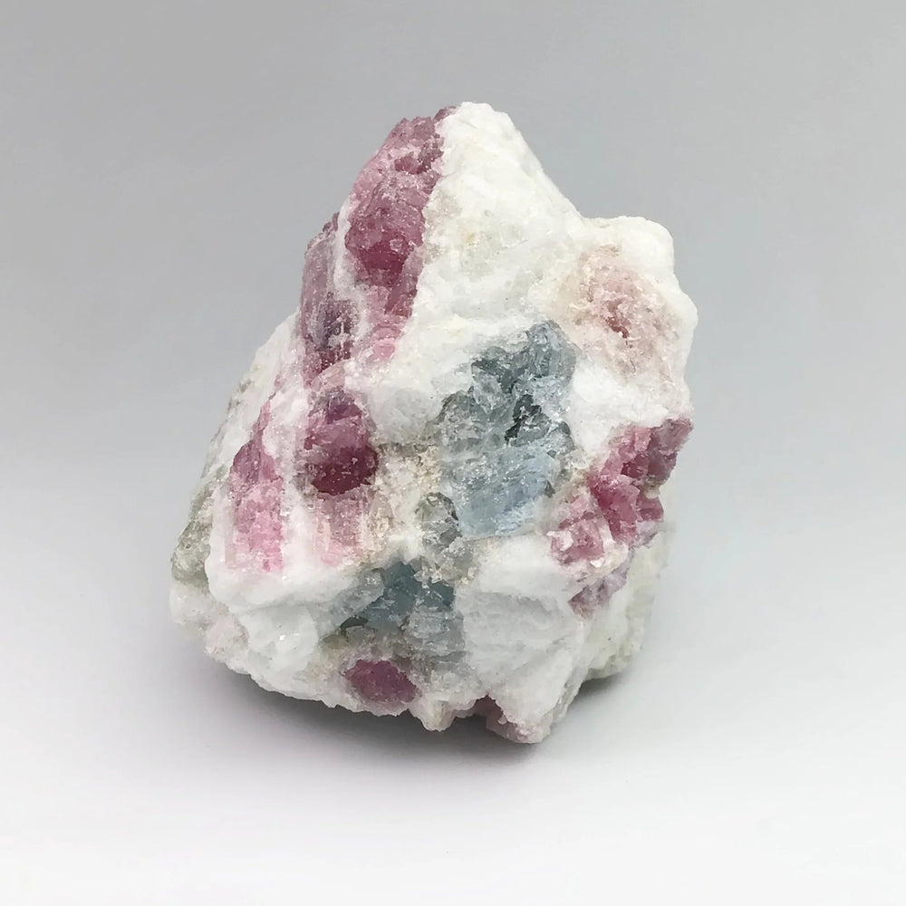 Pink Tourmaline with Aquamarine in Matrix