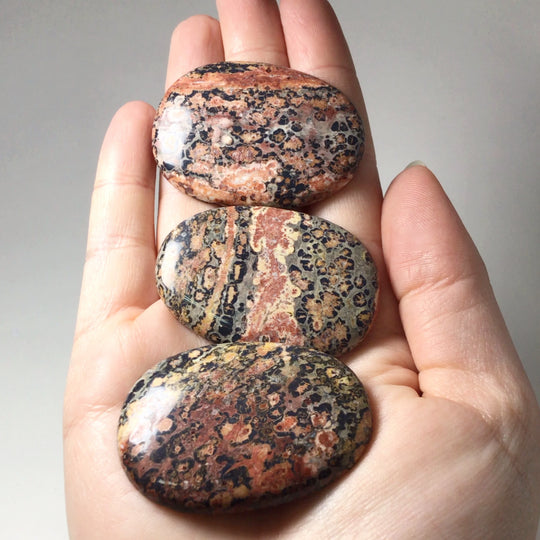 Worry Stone - Leopard Skin Jasper