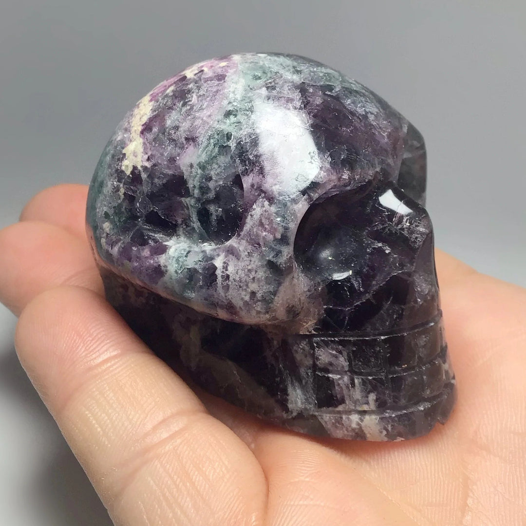 Carved Fluorite Skull