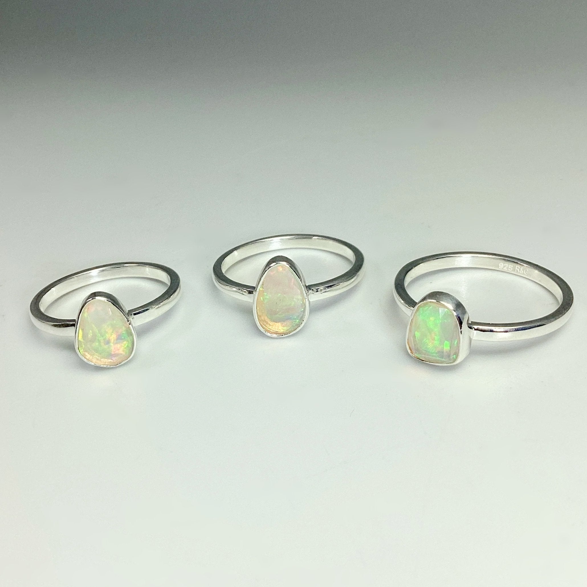 Ethiopian Fire Opal Ring