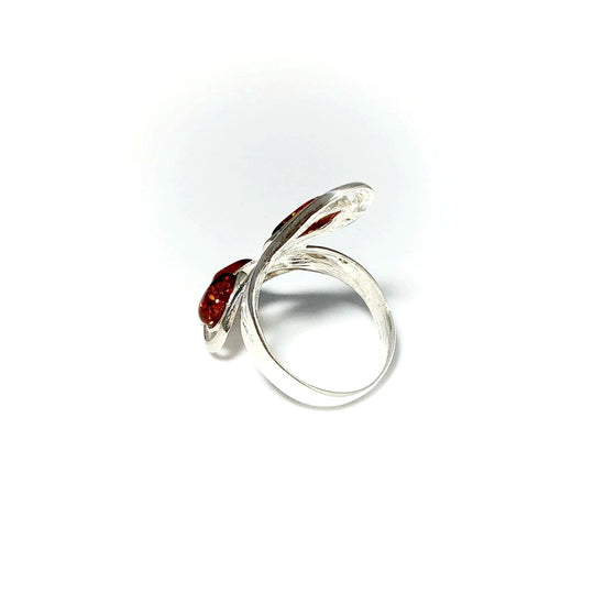 Cognac Amber Ring