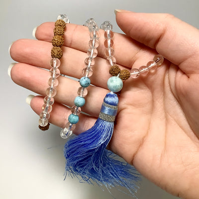Wooden Meditation Bead Mala Bracelet or Necklace – TFD Jewellery