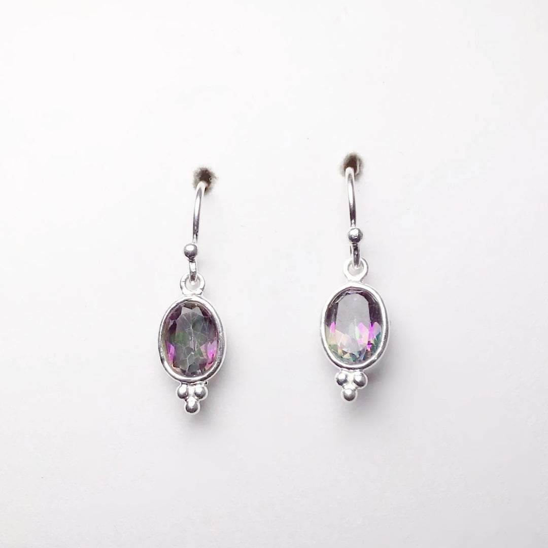 Mystic Topaz Dangle Earrings