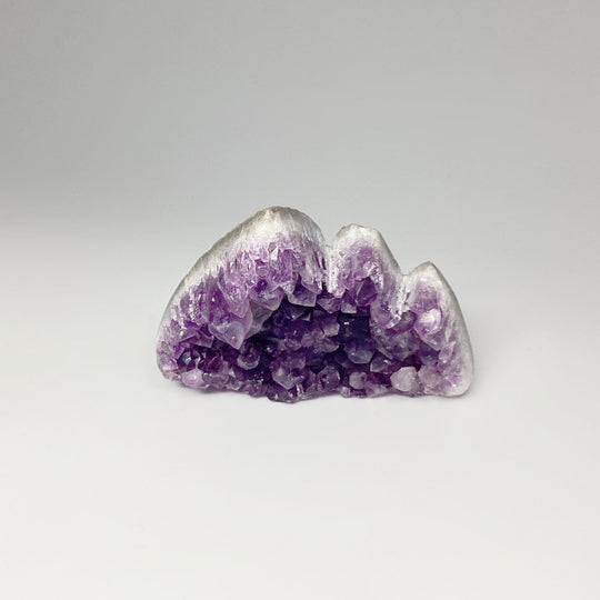 Amethyst Druze Cluster Mountain Carving