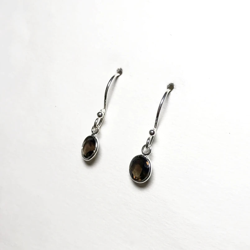 Smoky Quartz Dangle Earrings