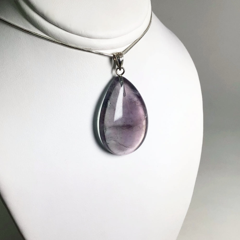 Fluorite Teardrop Pendant