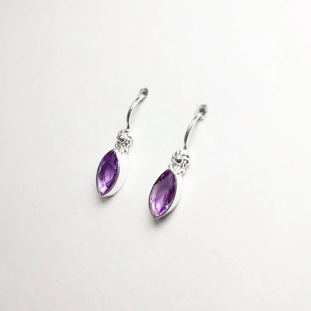 Amethyst Dangle Earrings