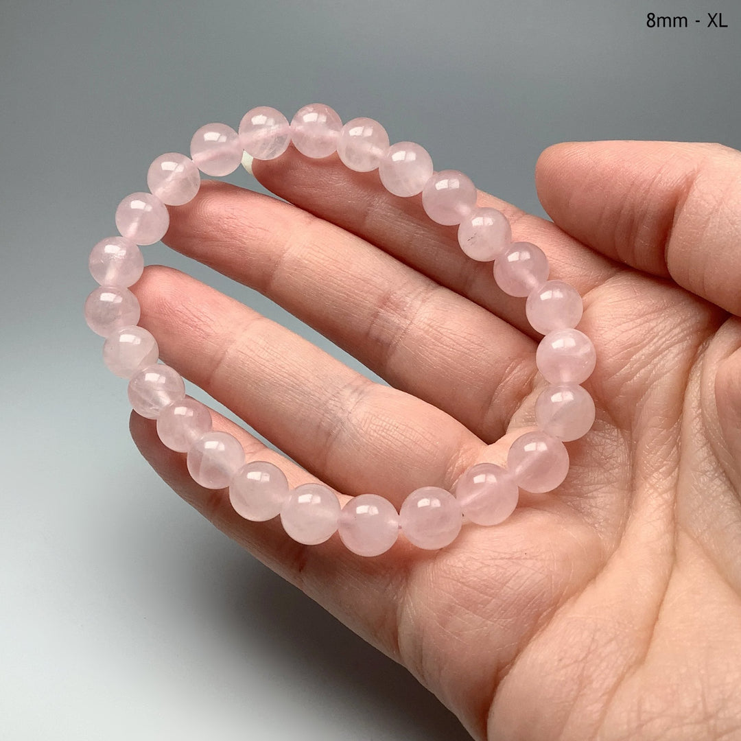 Rose Quartz Beaded Bracelet