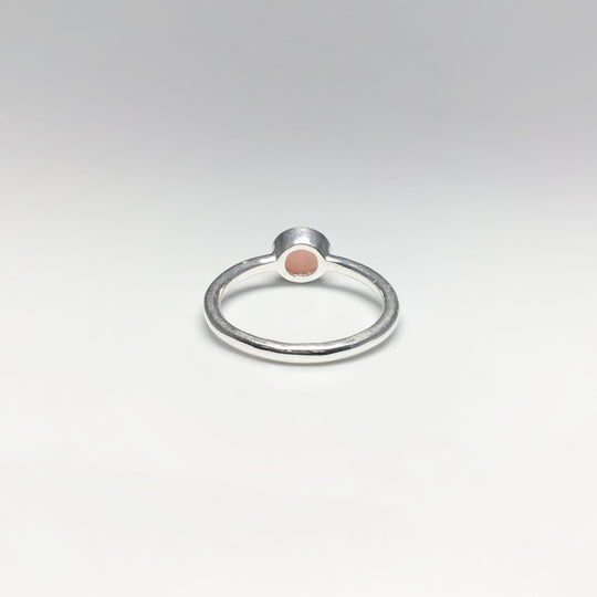 Pink Peruvian Opal Ring