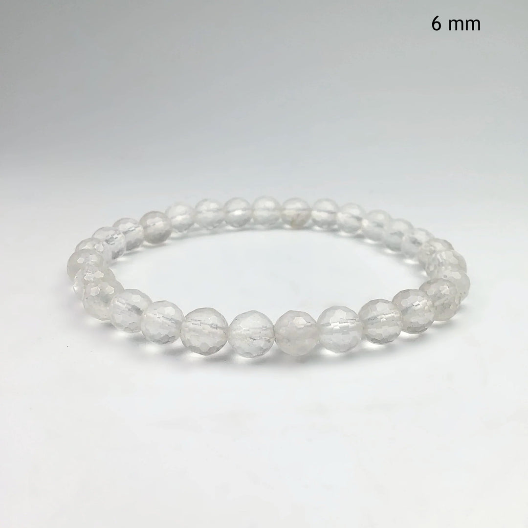 Quartz Faceted Beaded Bracelet