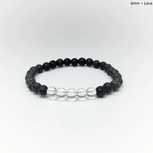 Clear Quartz Beaded Bracelet