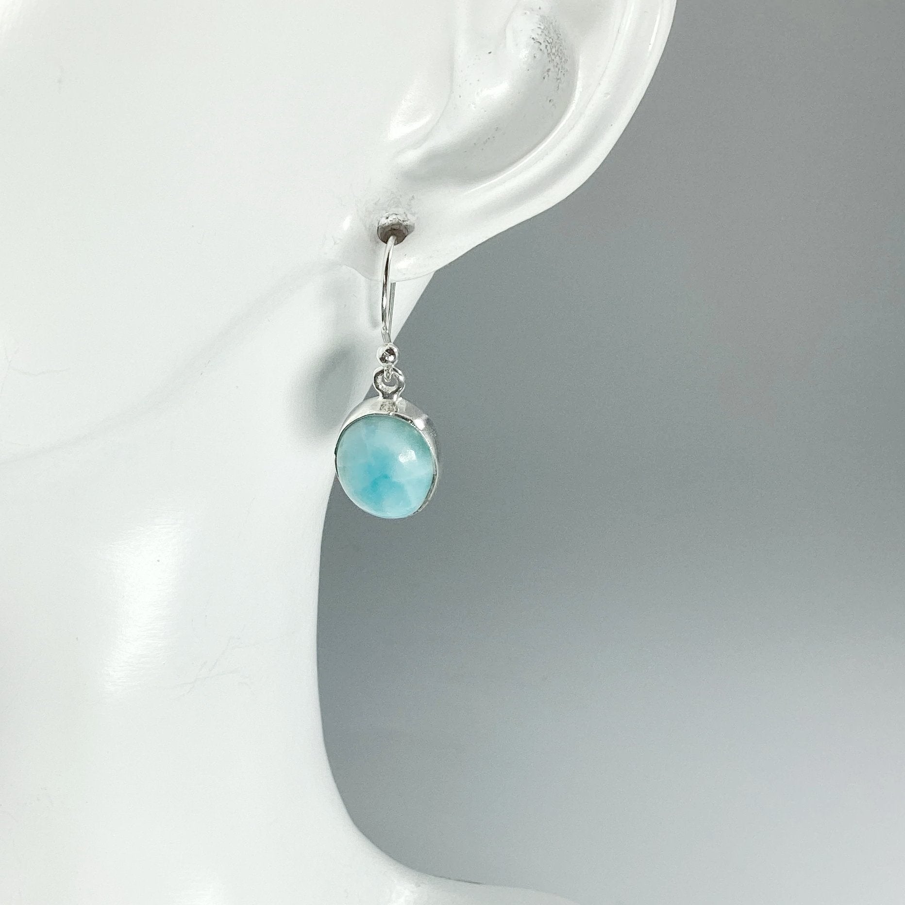 Larimar Dangle Earrings