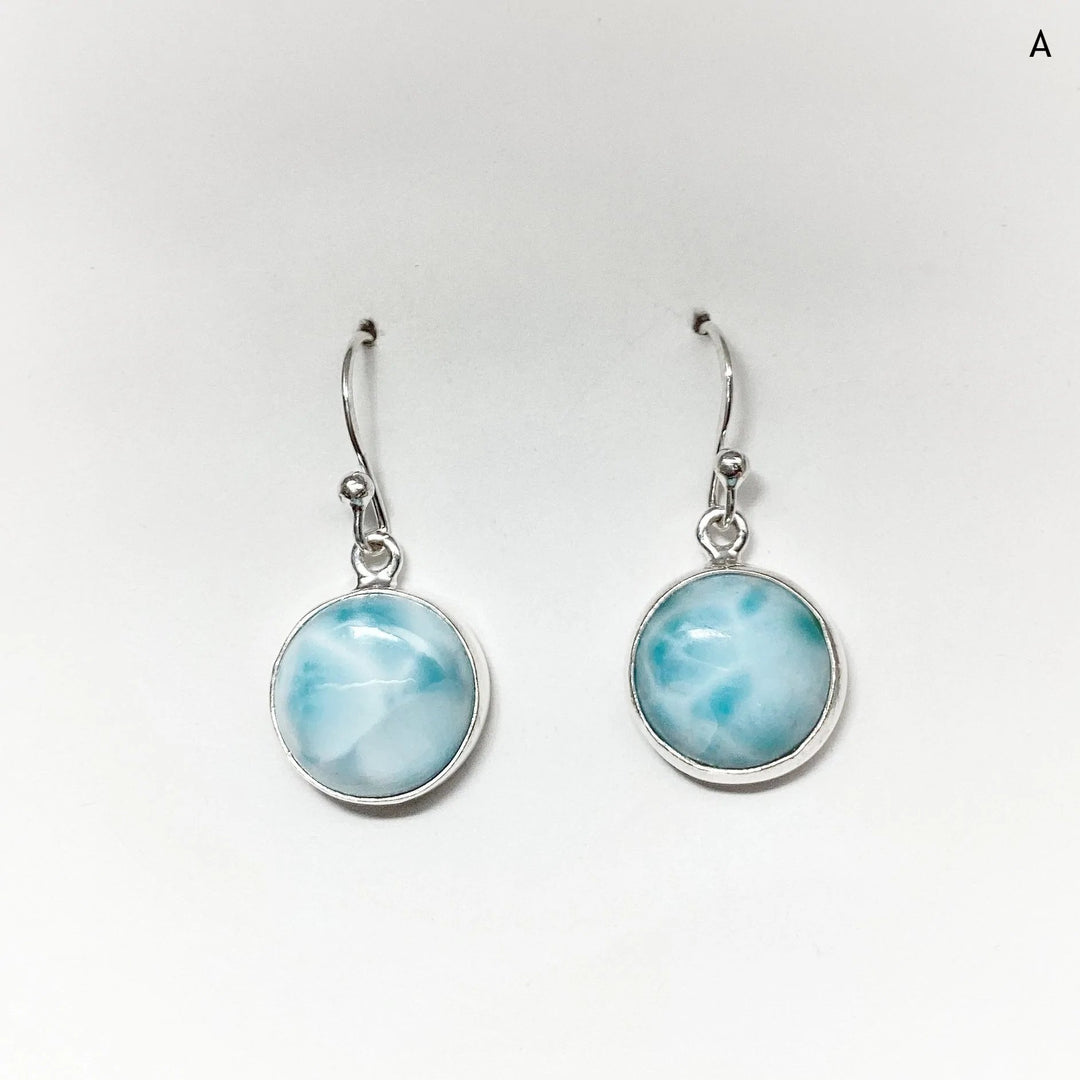 Larimar Dangle Earrings