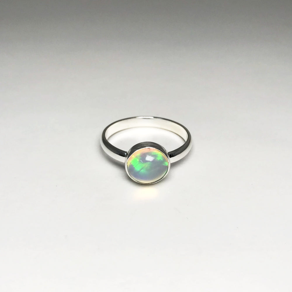 Ethiopian Fire Opal Ring