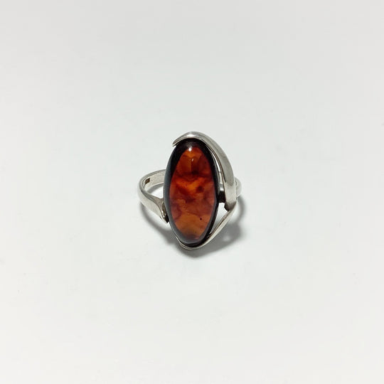 Cherry Amber Ring