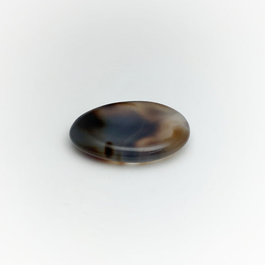 Small Worry Stone - Black Agate