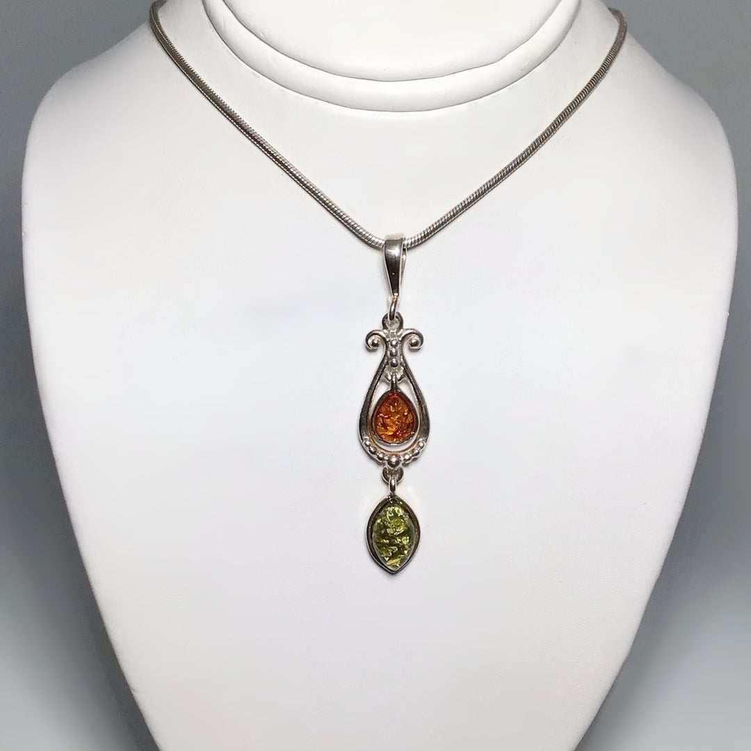 Mixed Amber Pendant