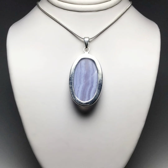 Blue Lace Agate Pendant