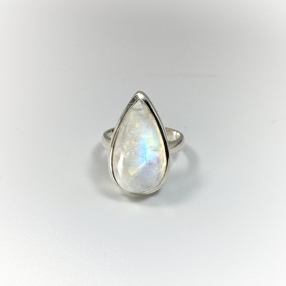 Rainbow Moonstone Ring